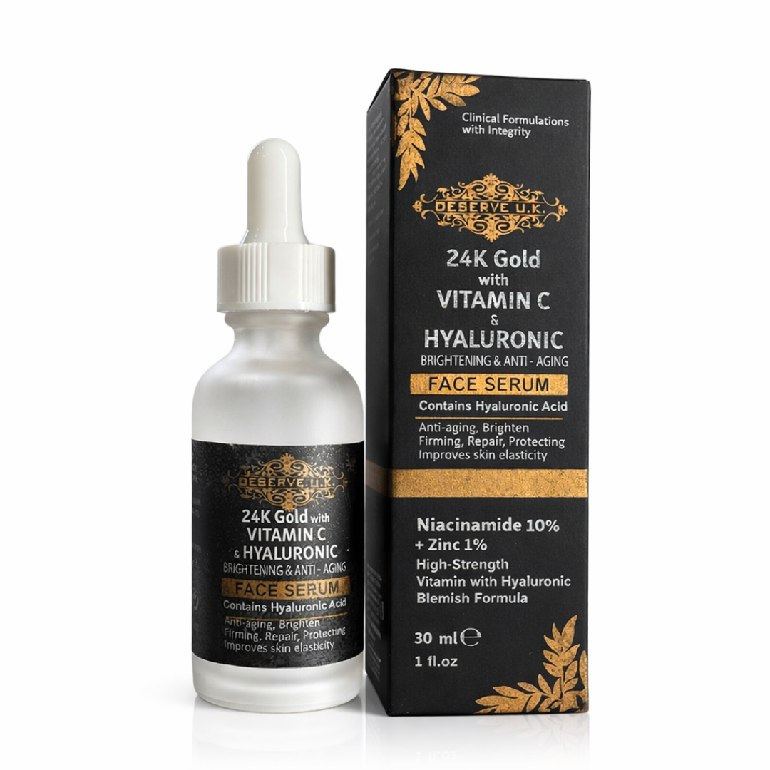 24K Gold Vitamin C with Hyaluronic Face Serum