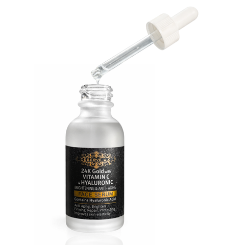 24K Gold Vitamin C with Hyaluronic Face Serum