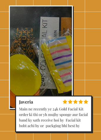 24K Gold Facial Kit with Glutathione  (100ml)