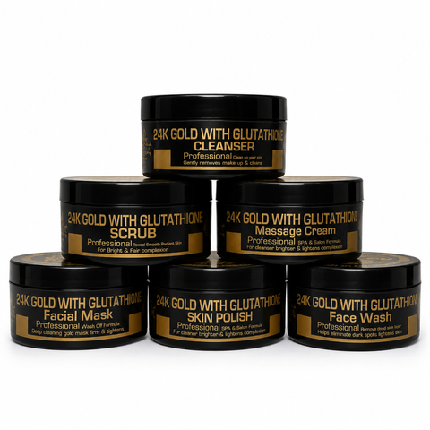 24K Gold Facial Kit with Glutathione –(300ml)