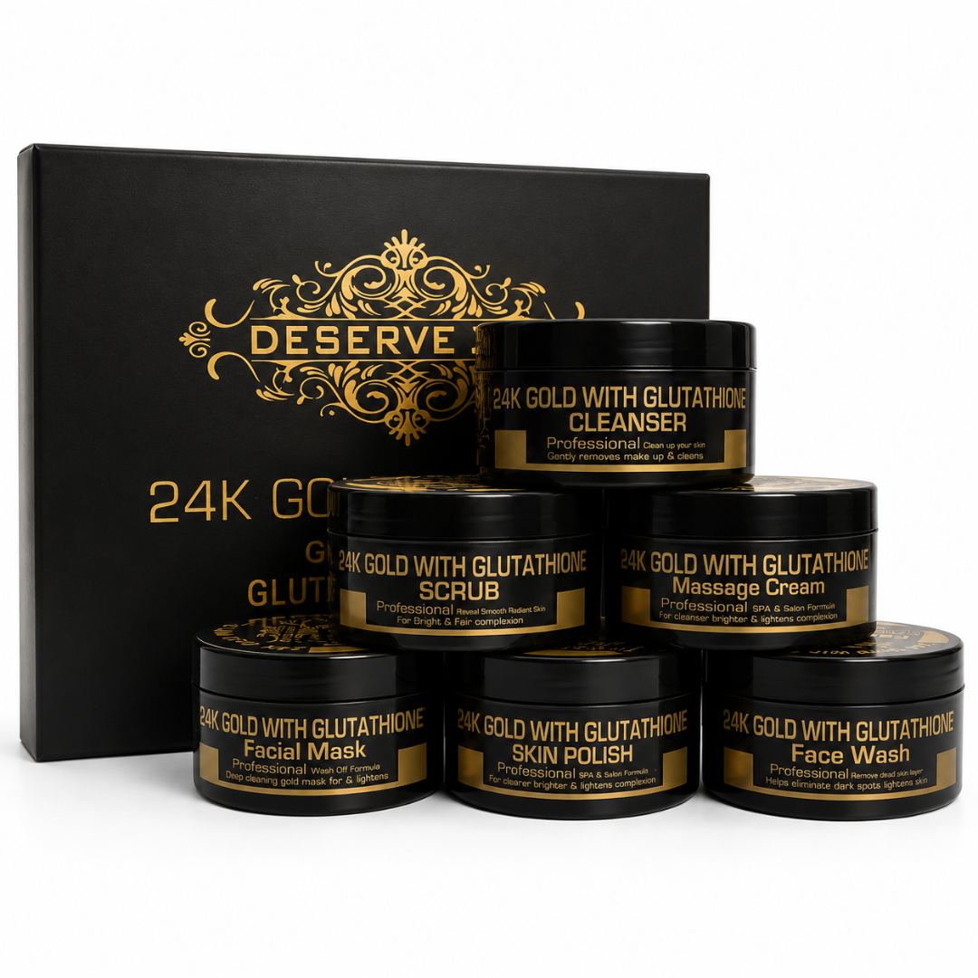 24K Gold Facial Kit with Glutathione –(300ml)