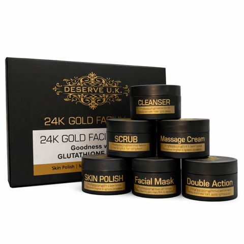 24K Gold Facial Kit with Glutathione  (100ml)
